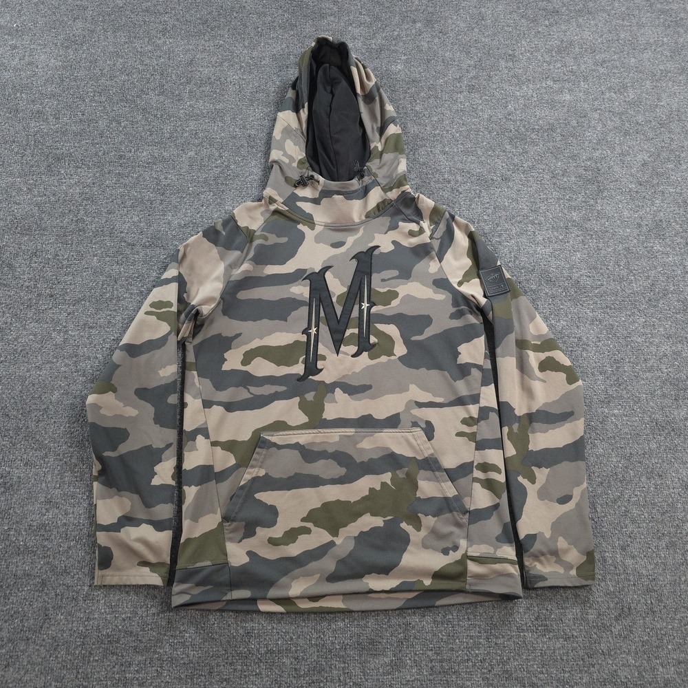 Minnesota Wild Hoodie Mens Small Camo NHL Hockey UNRL Limited Edition Collab